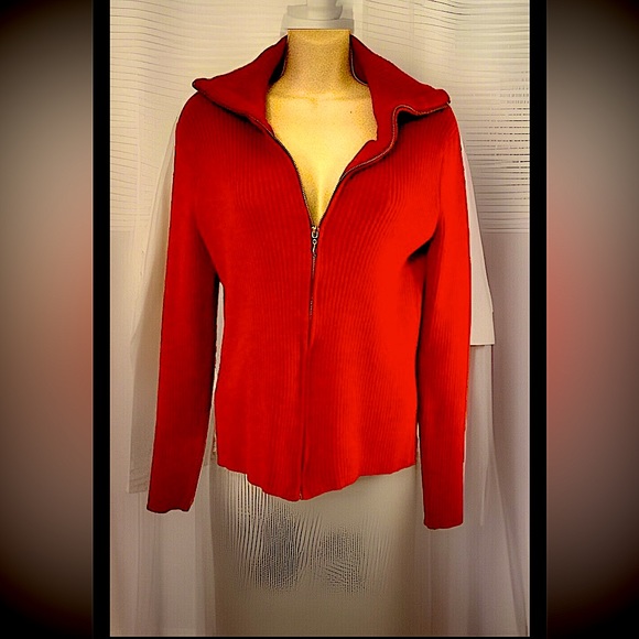 🥁FOR THE REPUBLIC🥁ZIP RIBBED CARDIGAN SWEATER❣️ - Picture 3 of 7